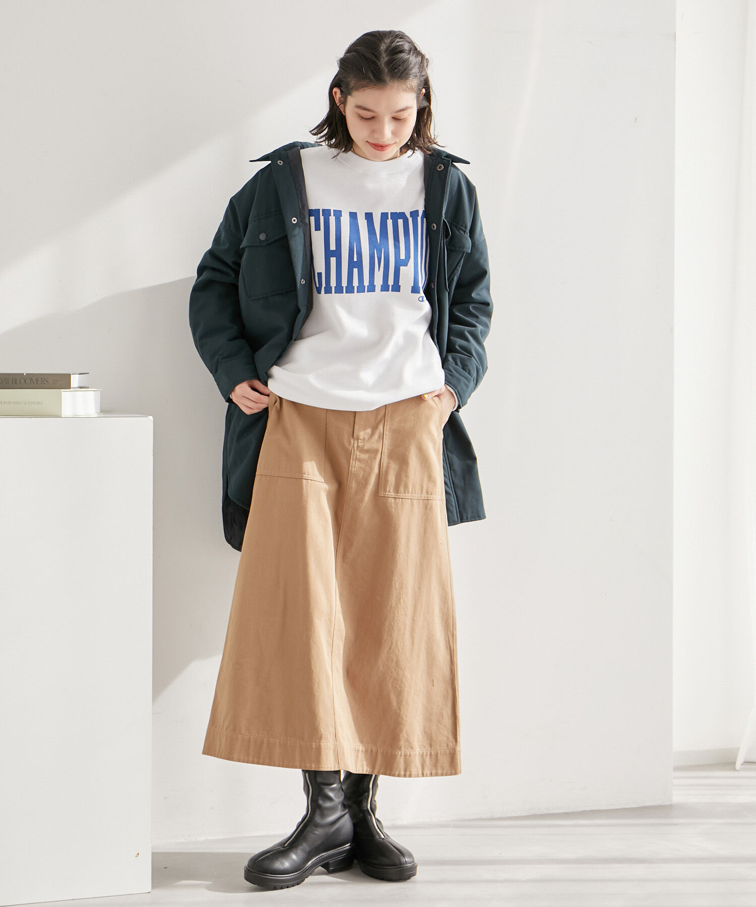 ROPE' PICNIC R「撥水加工/中わたシャツジャケット」|ブルゾン・スタジャン|