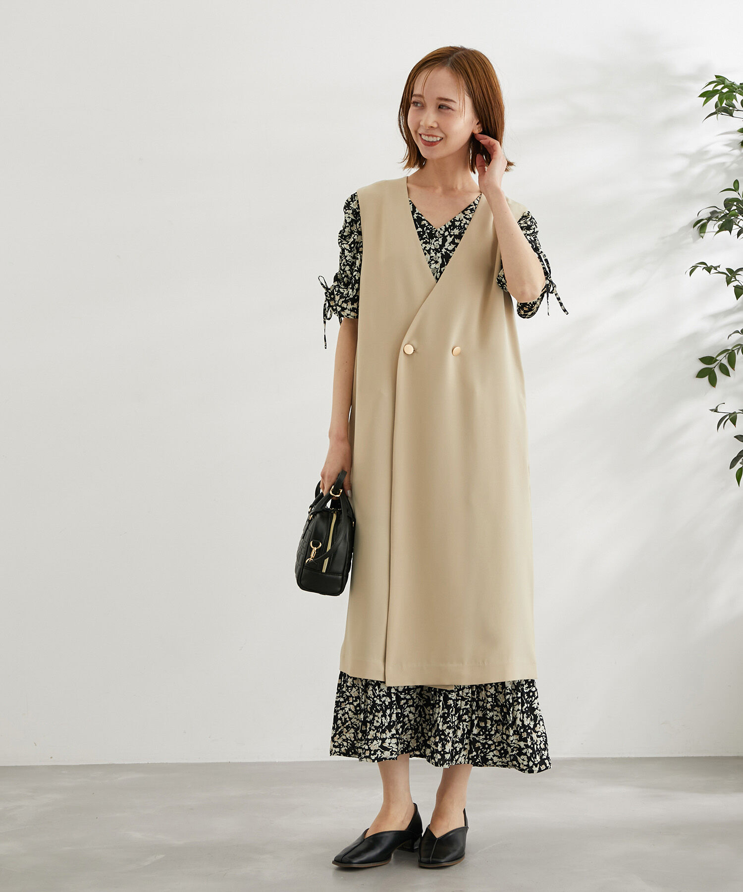 Rope&rsquo;Picnic「ゴールドボタンジレ　ベスト」|ベスト・ジレ|