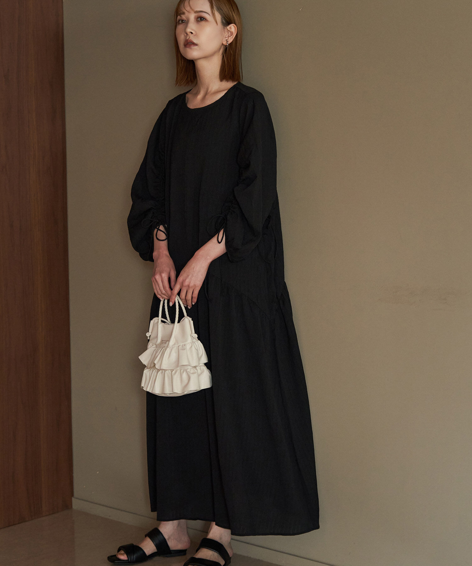 Rope&rsquo;Picnic「【emur/エミュール】ドロストデザインワンピース」|ワンピース|