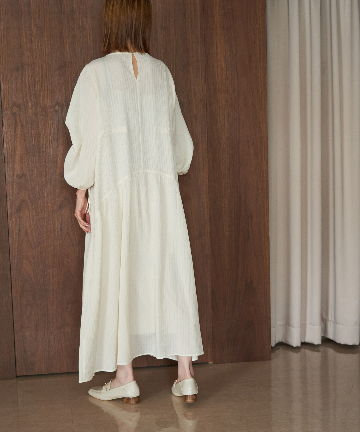 Rope&rsquo;Picnic「【emur/エミュール】ドロストデザインワンピース」|ワンピース|