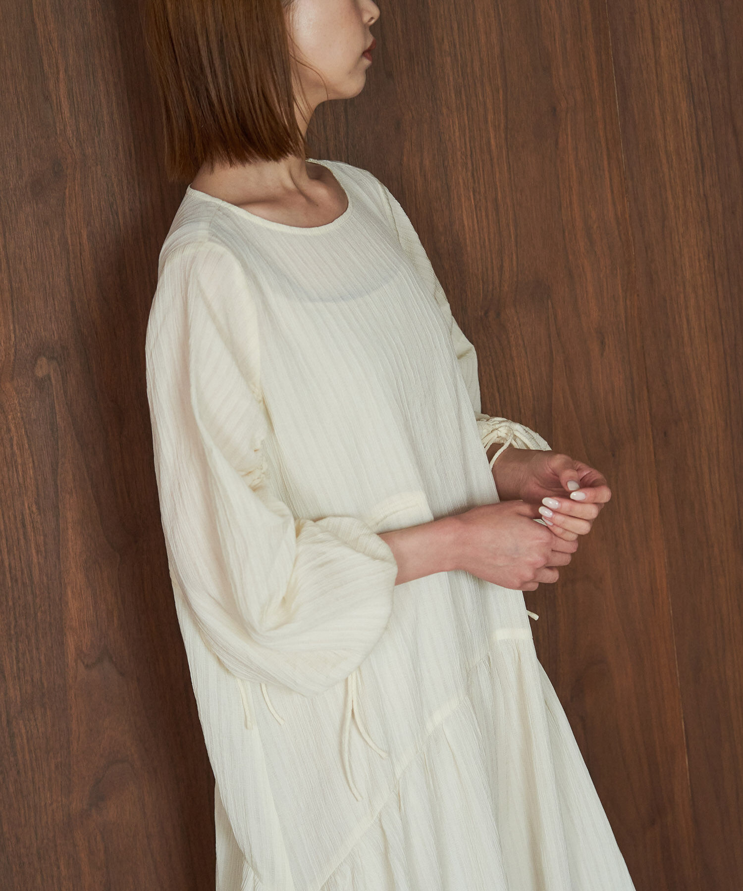 Rope&rsquo;Picnic「【emur/エミュール】ドロストデザインワンピース」|ワンピース|