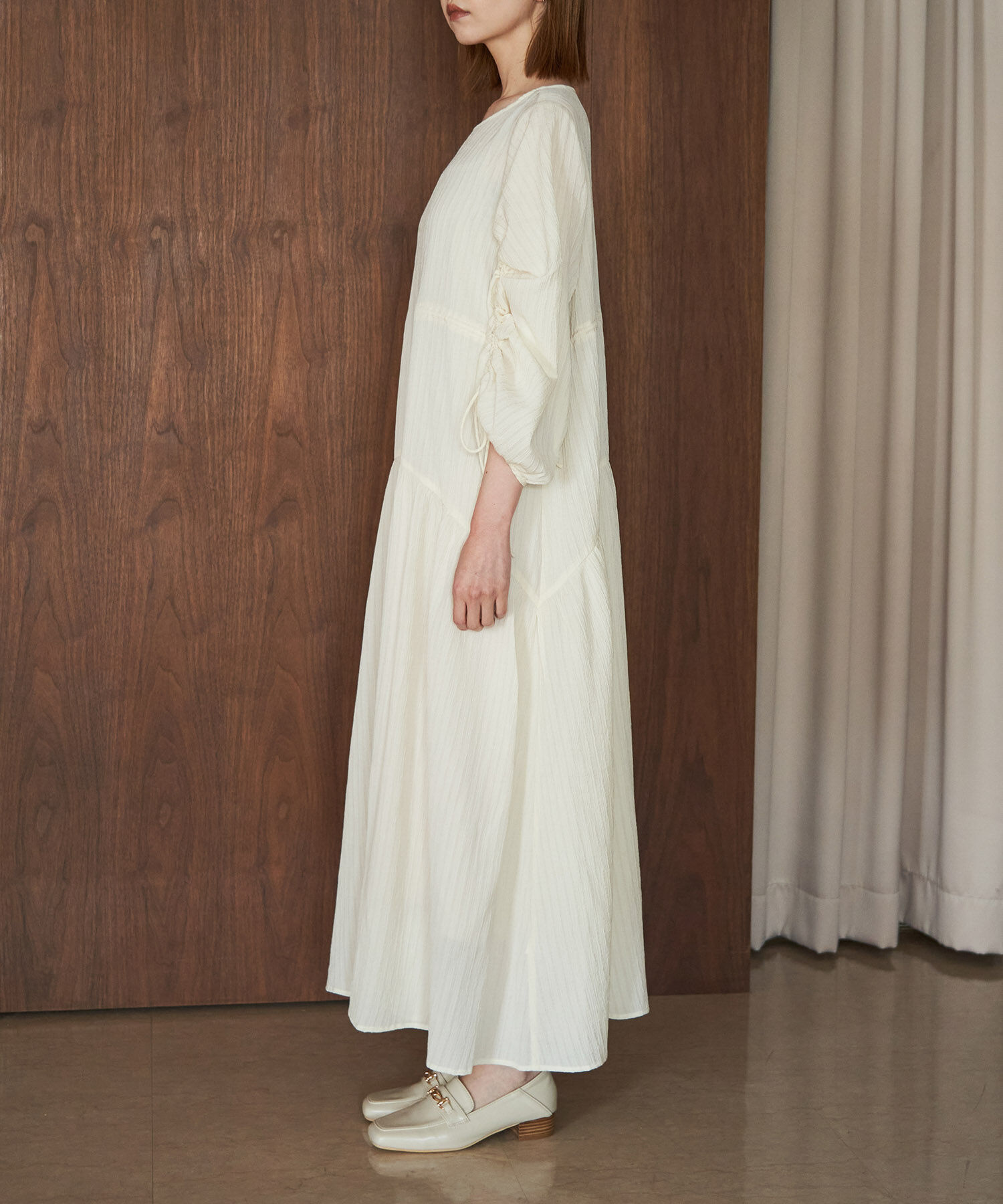 Rope&rsquo;Picnic「【emur/エミュール】ドロストデザインワンピース」|ワンピース|