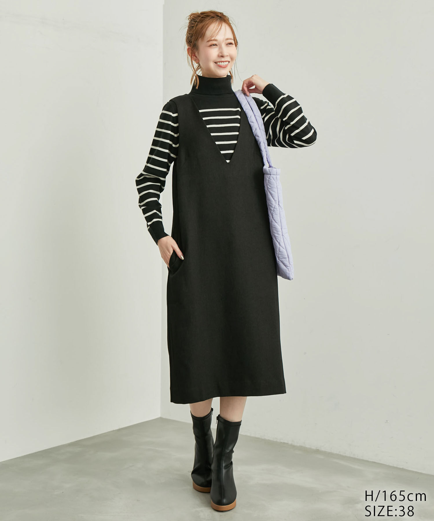 Rope&rsquo;Picnic「ラナテック/ジャンパースカート」|ジャンパースカート|