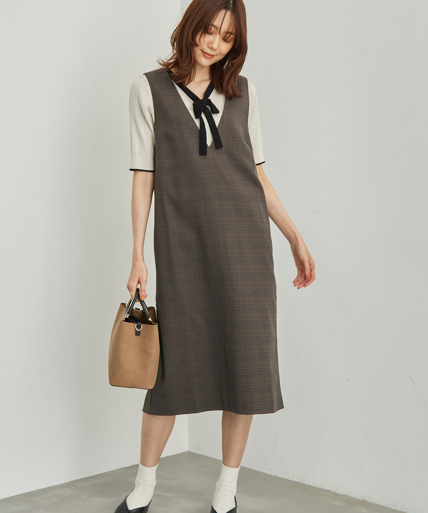 Rope&rsquo;Picnic「ラナテック/ジャンパースカート」|ジャンパースカート|