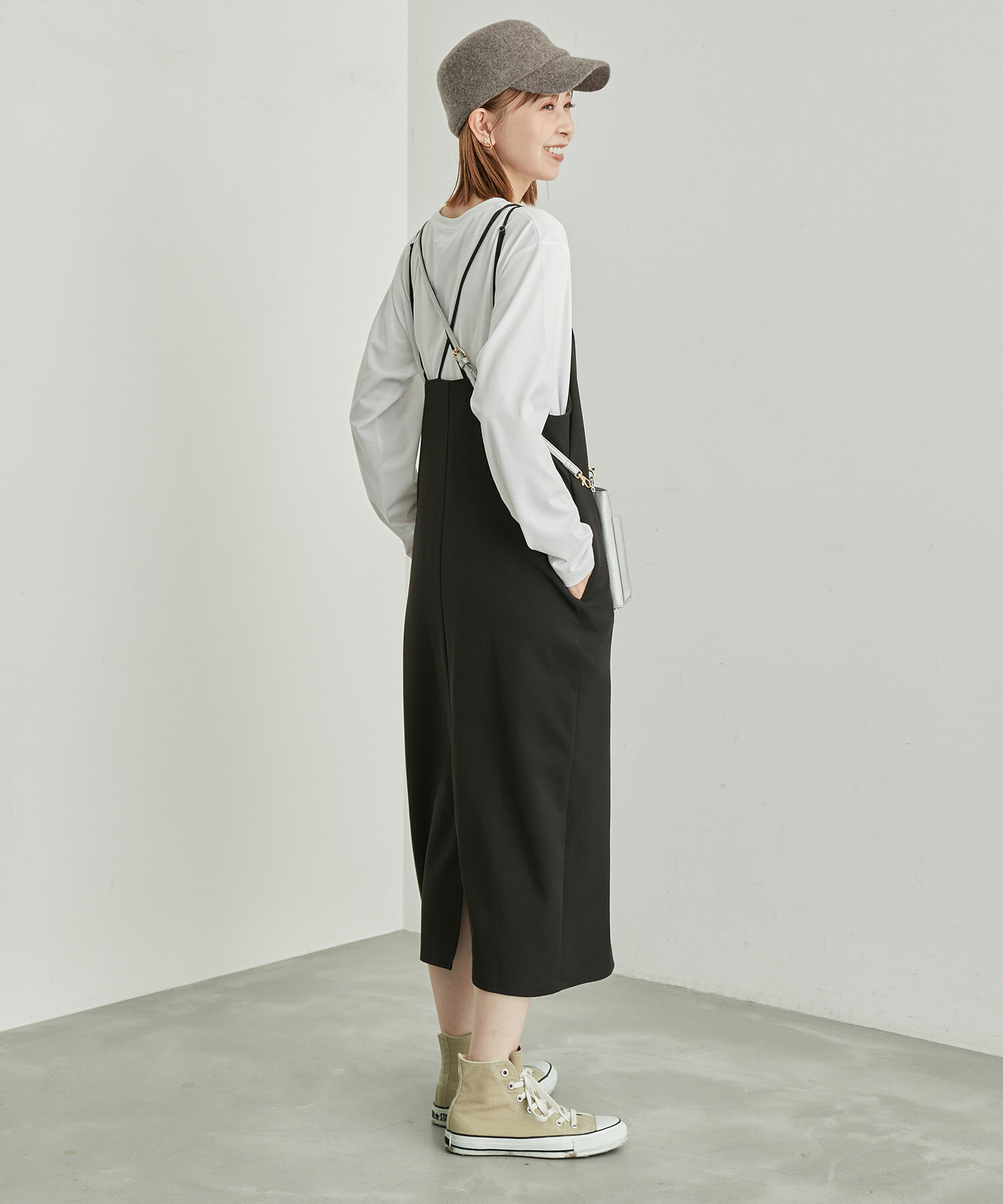 Rope&rsquo;Picnic「バッククロスキャミワンピース」|ワンピース|