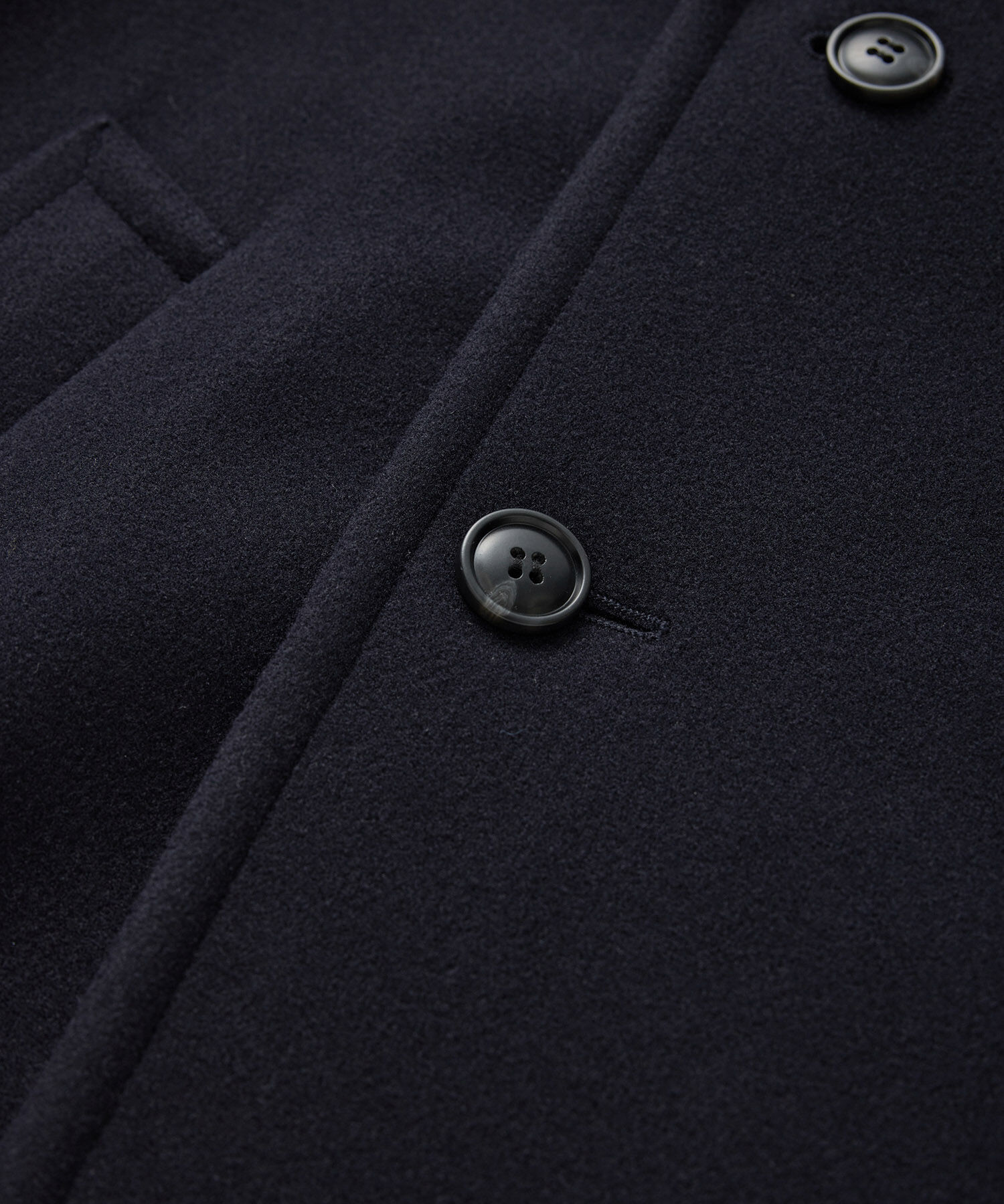 Rope&rsquo;Picnic「ハウンドトゥースジャージメルトンオーバーPコート」|ピーコート|