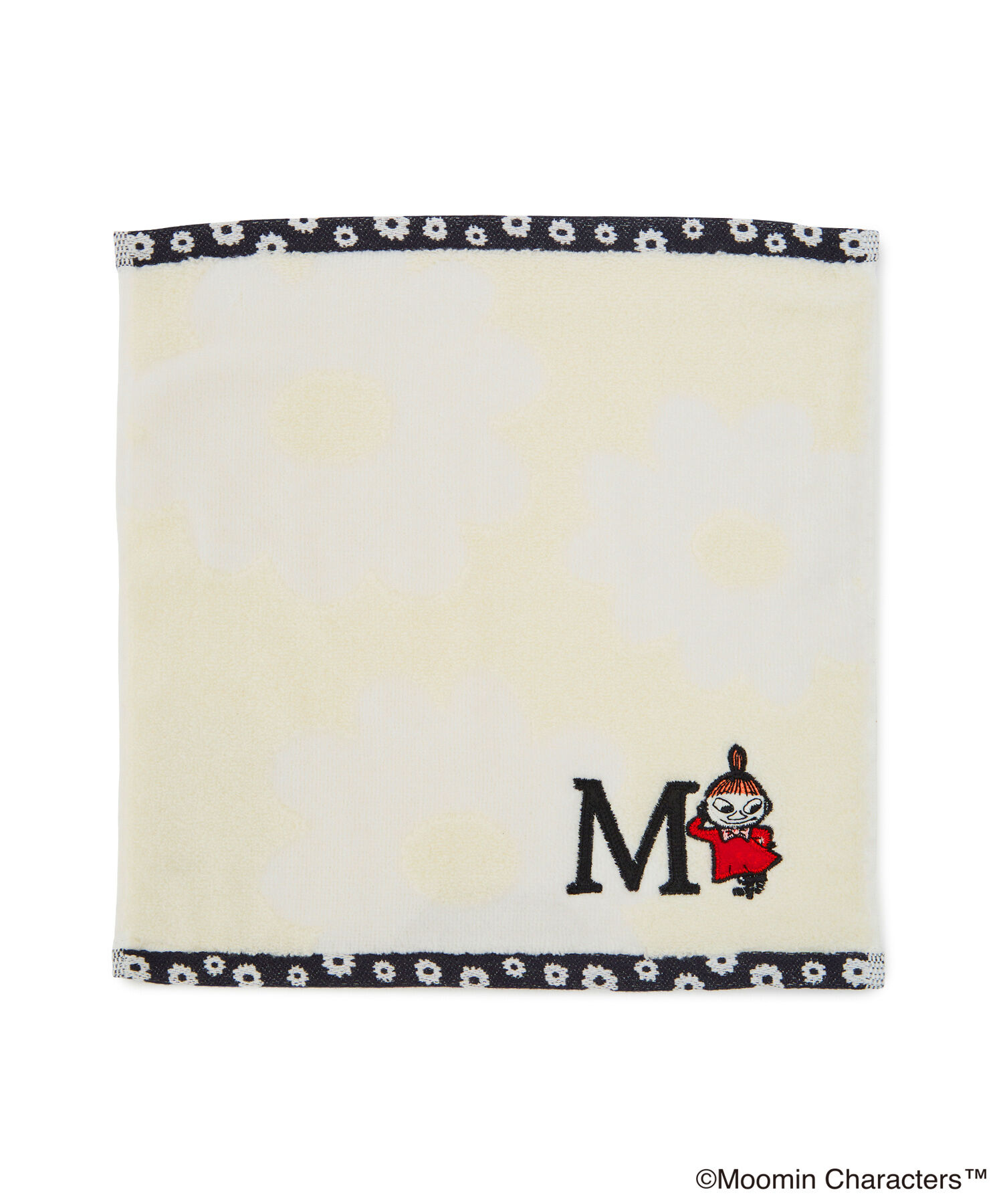 ROPE PICNIC PASSAGE「【MOOMIN/ムーミン】リトルミーイニシャルタオル」|ハンカチ|ホワイト系(12)
