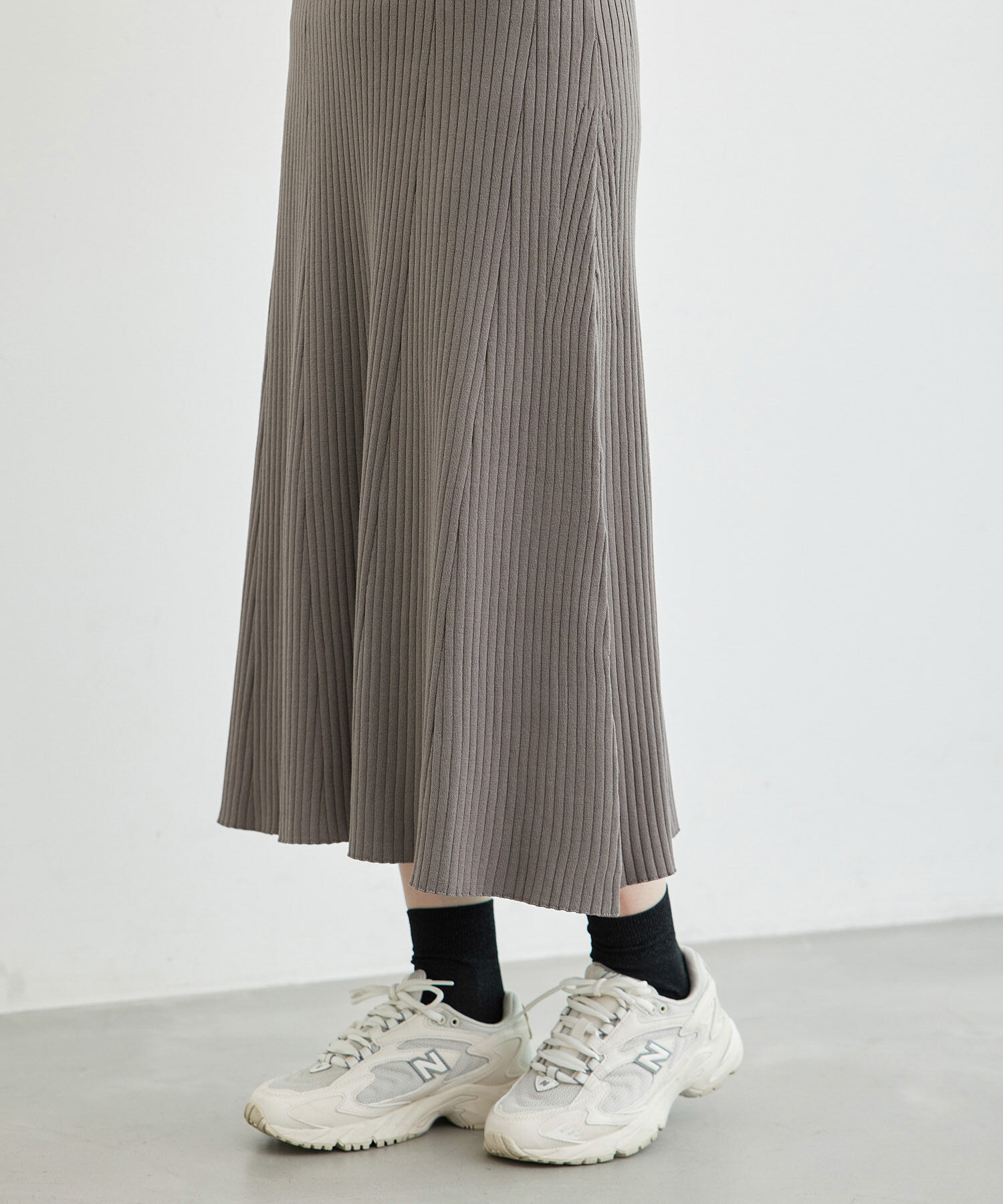 Rope&rsquo;Picnic「【WEB限定】きれいめフレアニットワンピース」|ワンピース|