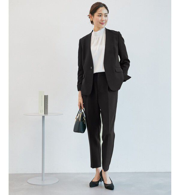 Rope&rsquo;Picnic「【一部店舗限定34-42サイズ】360&deg;ウルトラストレッチ/ノーラペルジャケット」|テーラードジャケット|