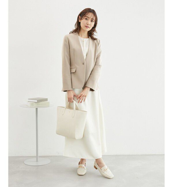 Rope&rsquo;Picnic「【一部店舗限定34-42サイズ】360&deg;ウルトラストレッチ/ノーラペルジャケット」|テーラードジャケット|