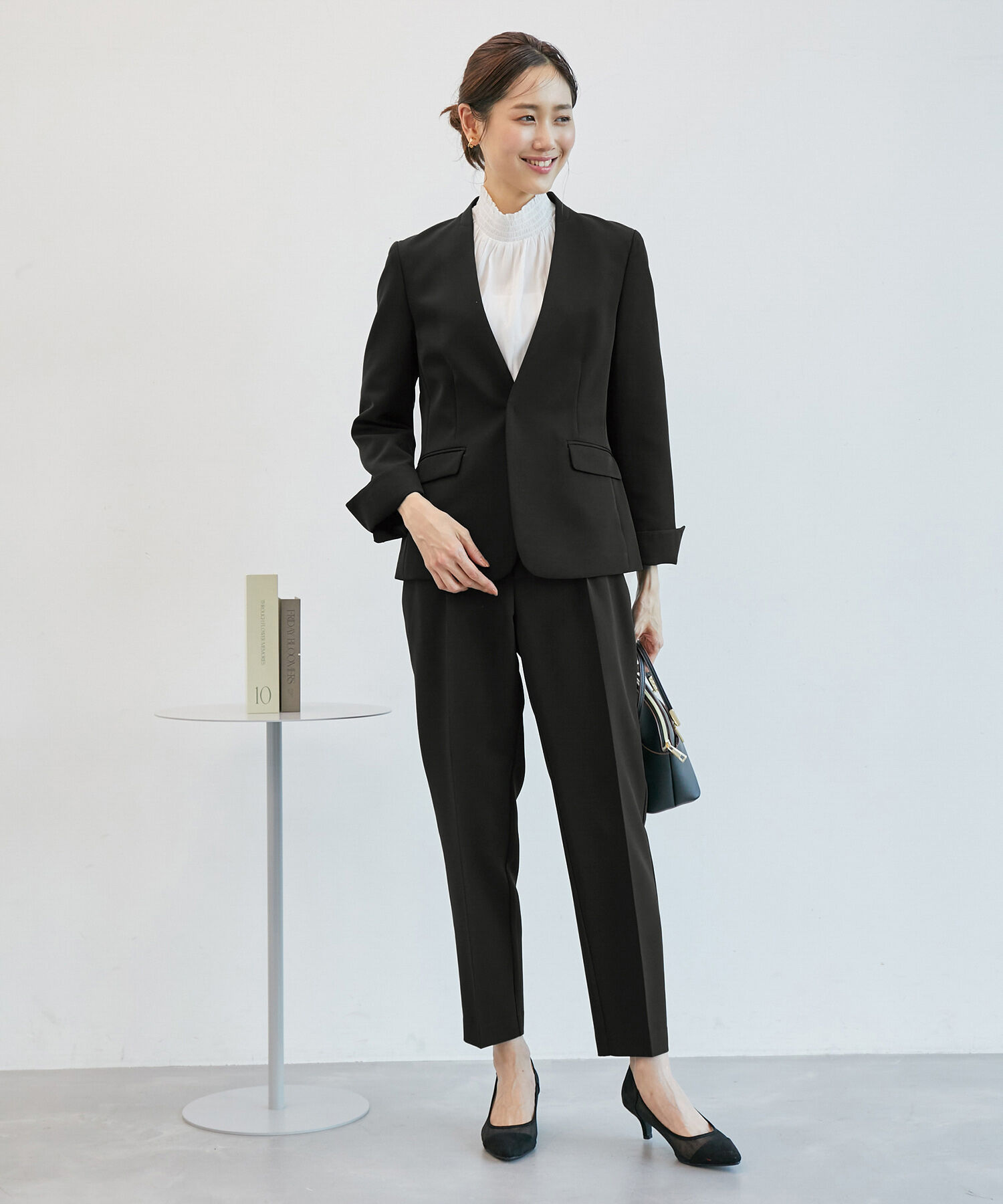 Rope&rsquo;Picnic「【一部店舗限定34-42サイズ】360&deg;ウルトラストレッチ/ノーラペルジャケット」|テーラードジャケット|