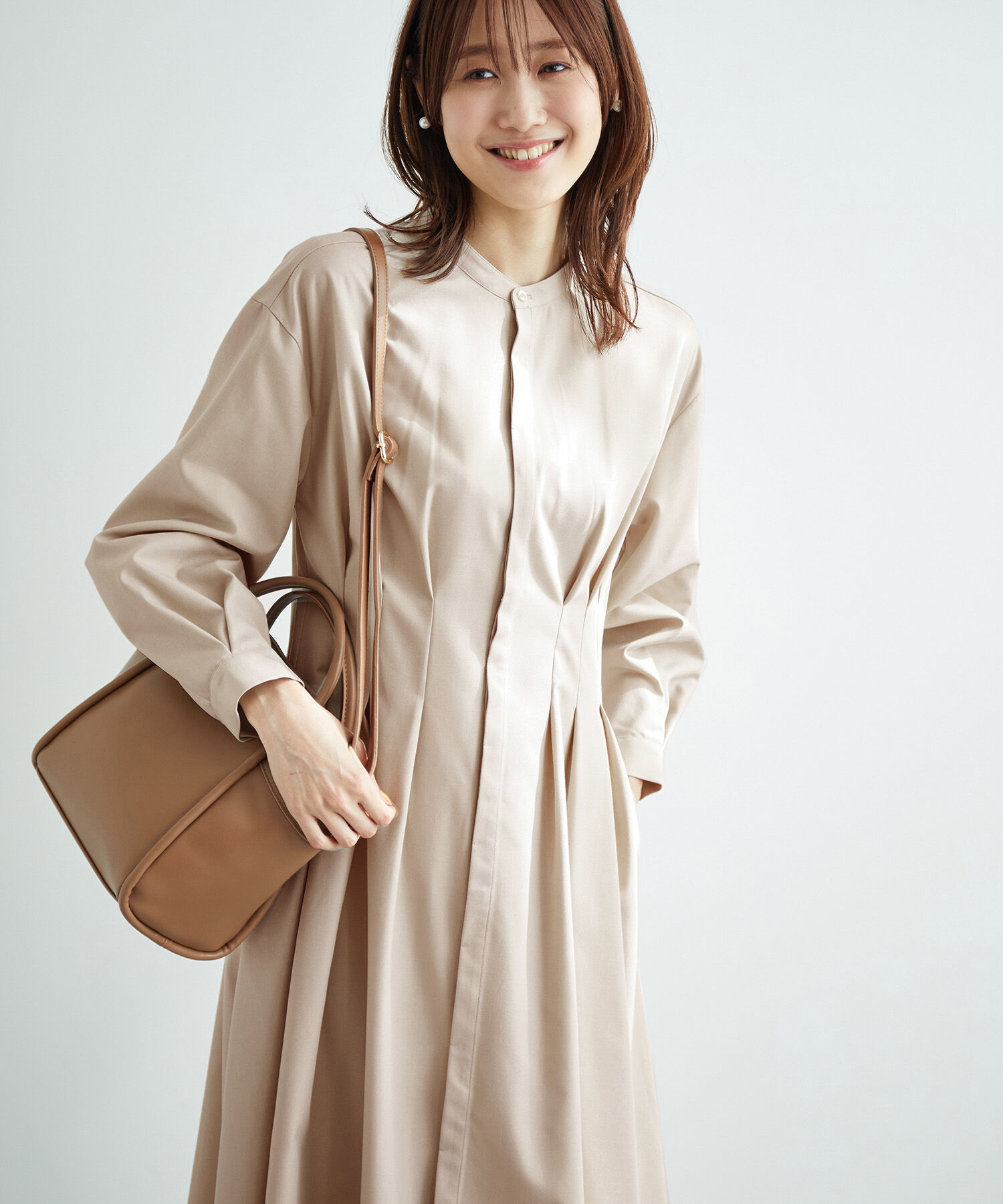 Rope&rsquo;Picnic「ウエストタックワンピース」|ワンピース|