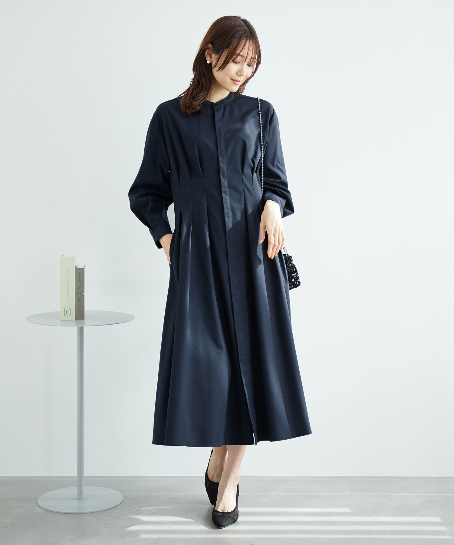 Rope&rsquo;Picnic「ウエストタックワンピース」|ワンピース|