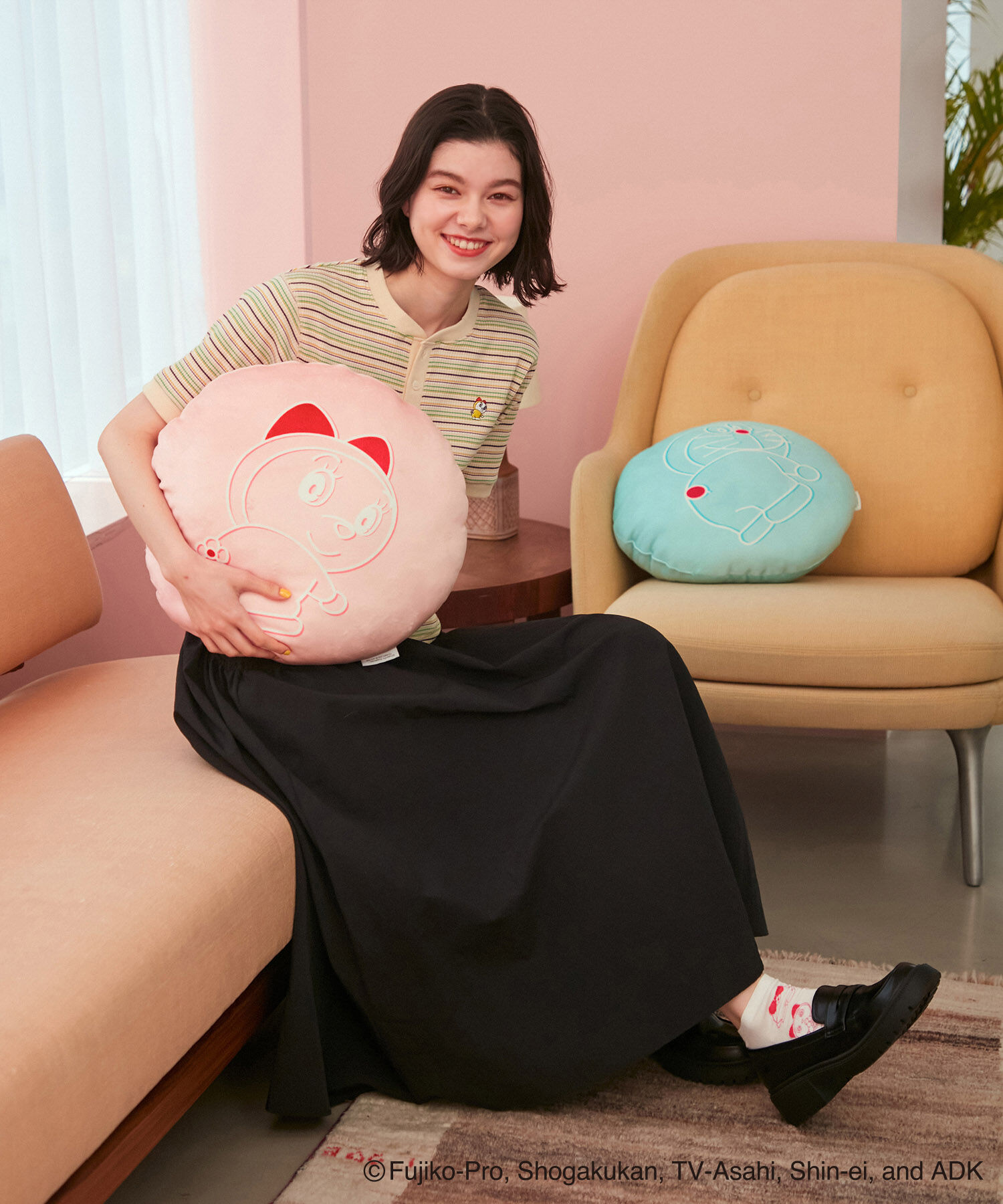 ROPE PICNIC PASSAGE「【ドラえもんコレクション】もちもちクッション」|クッション・クッションカバー|