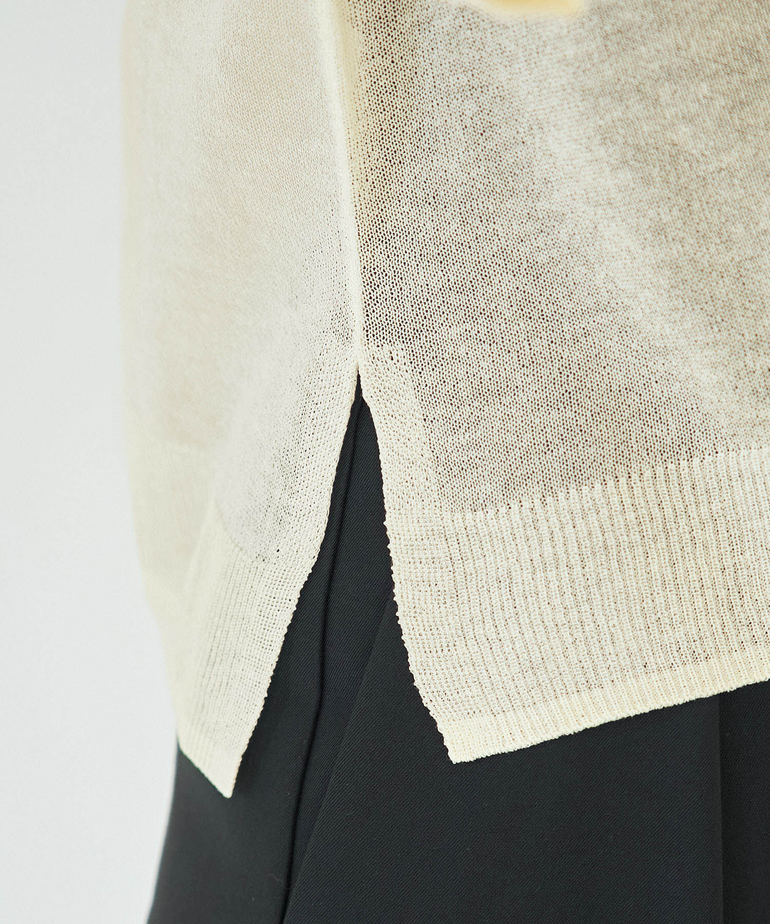 Rope&rsquo;Picnic「ロゴプリントシアーニットプルオーバー」|ニット・セーター|