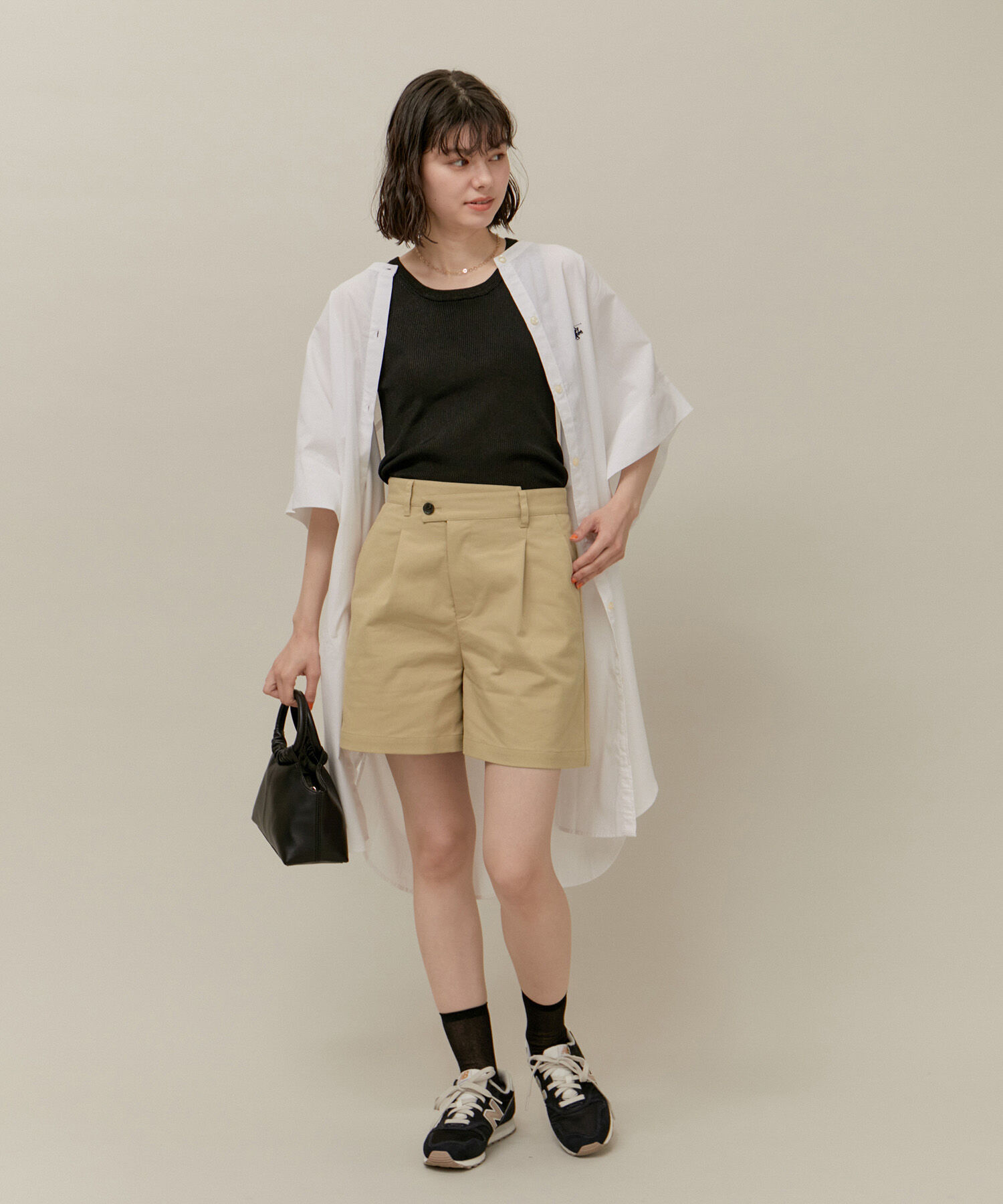 ROPE' PICNIC R「デザインベルトチノショートパンツ」|チノ|