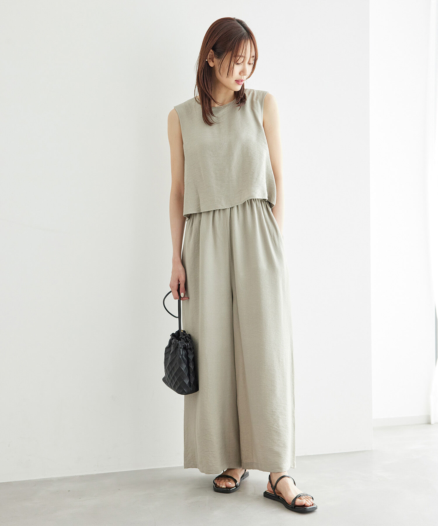 Rope&rsquo;Picnic「【emur/エミュール】レイヤードオールインワン」|オールインワン|