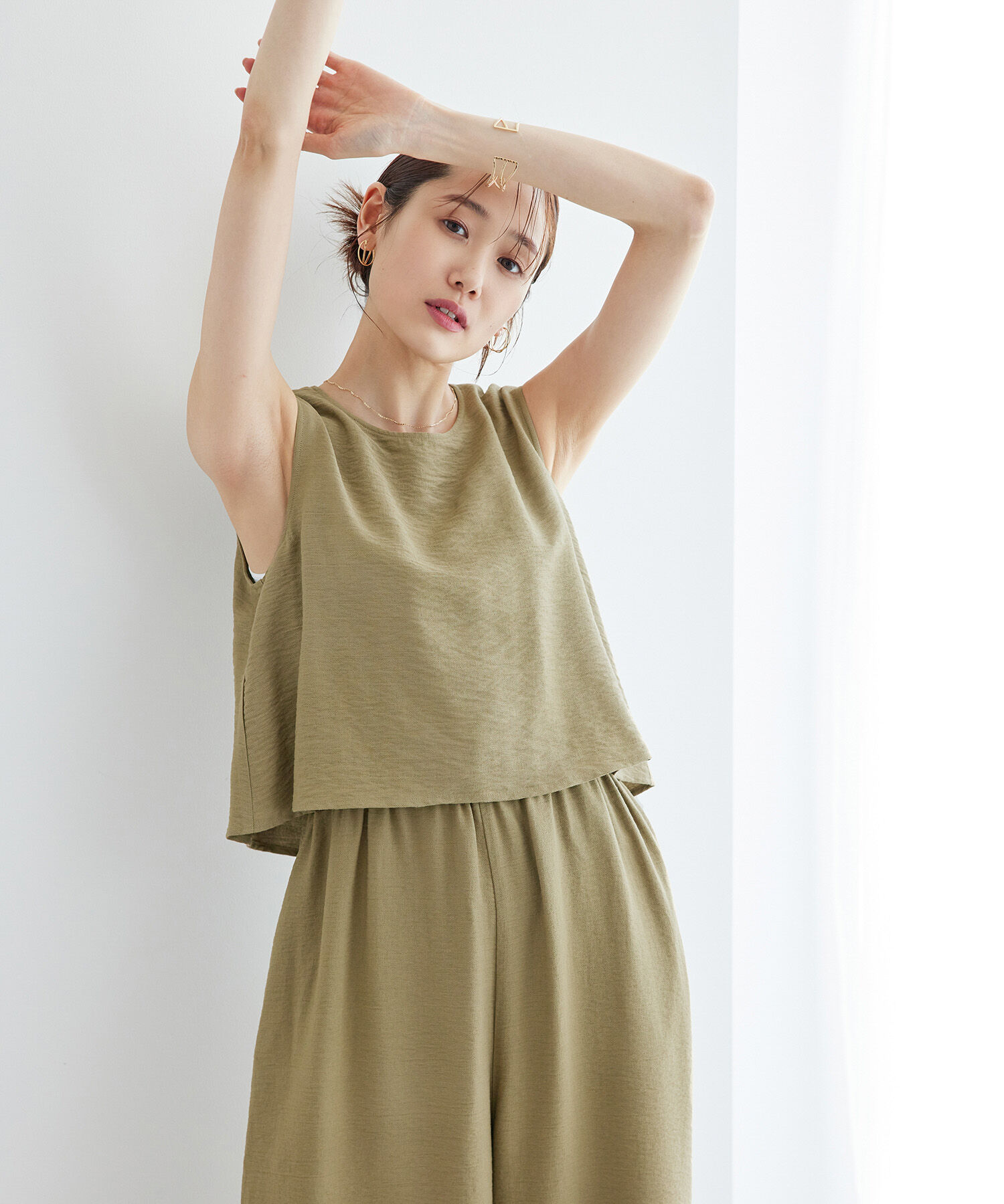 Rope&rsquo;Picnic「【emur/エミュール】レイヤードオールインワン」|オールインワン|