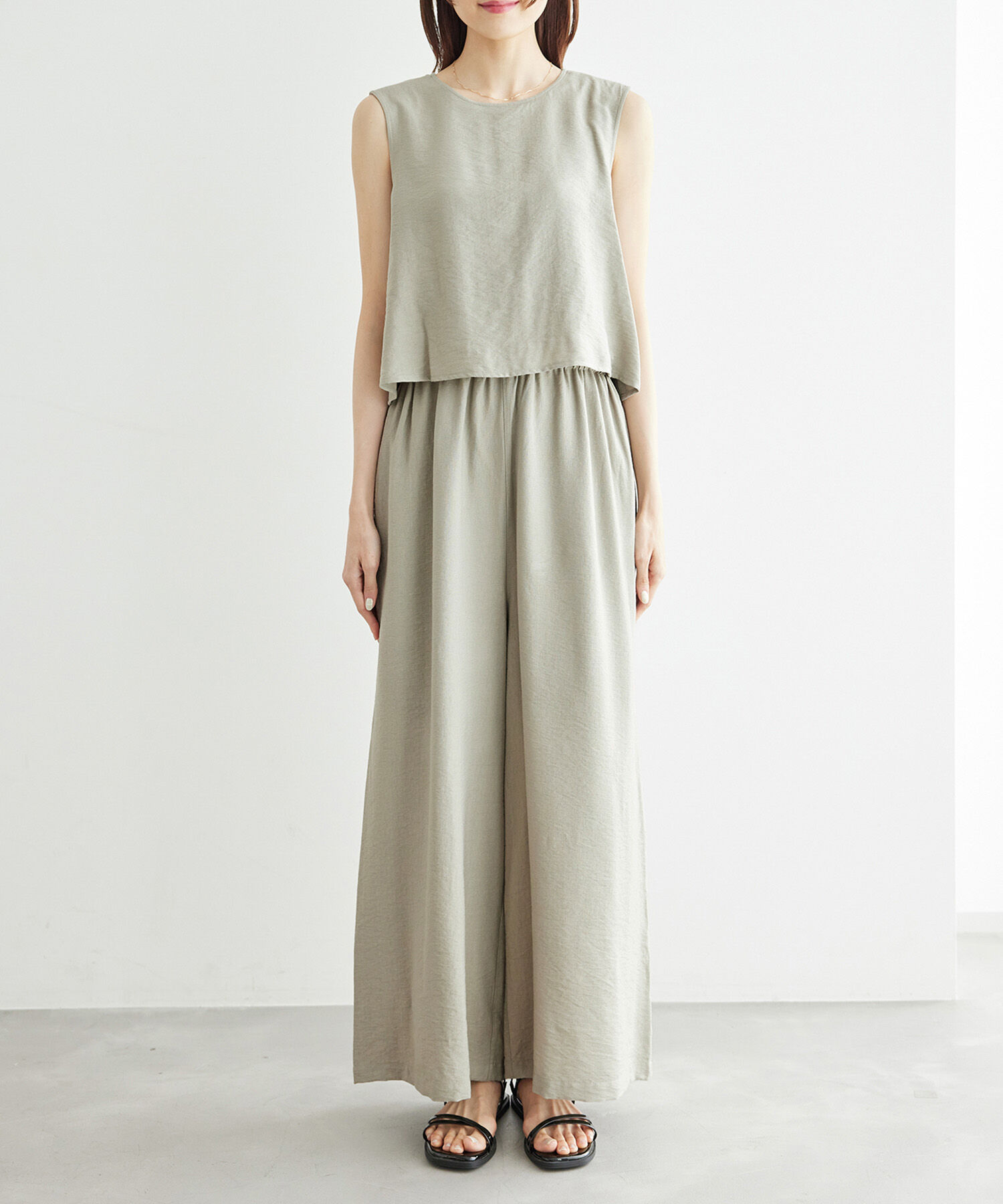 Rope&rsquo;Picnic「【emur/エミュール】レイヤードオールインワン」|オールインワン|