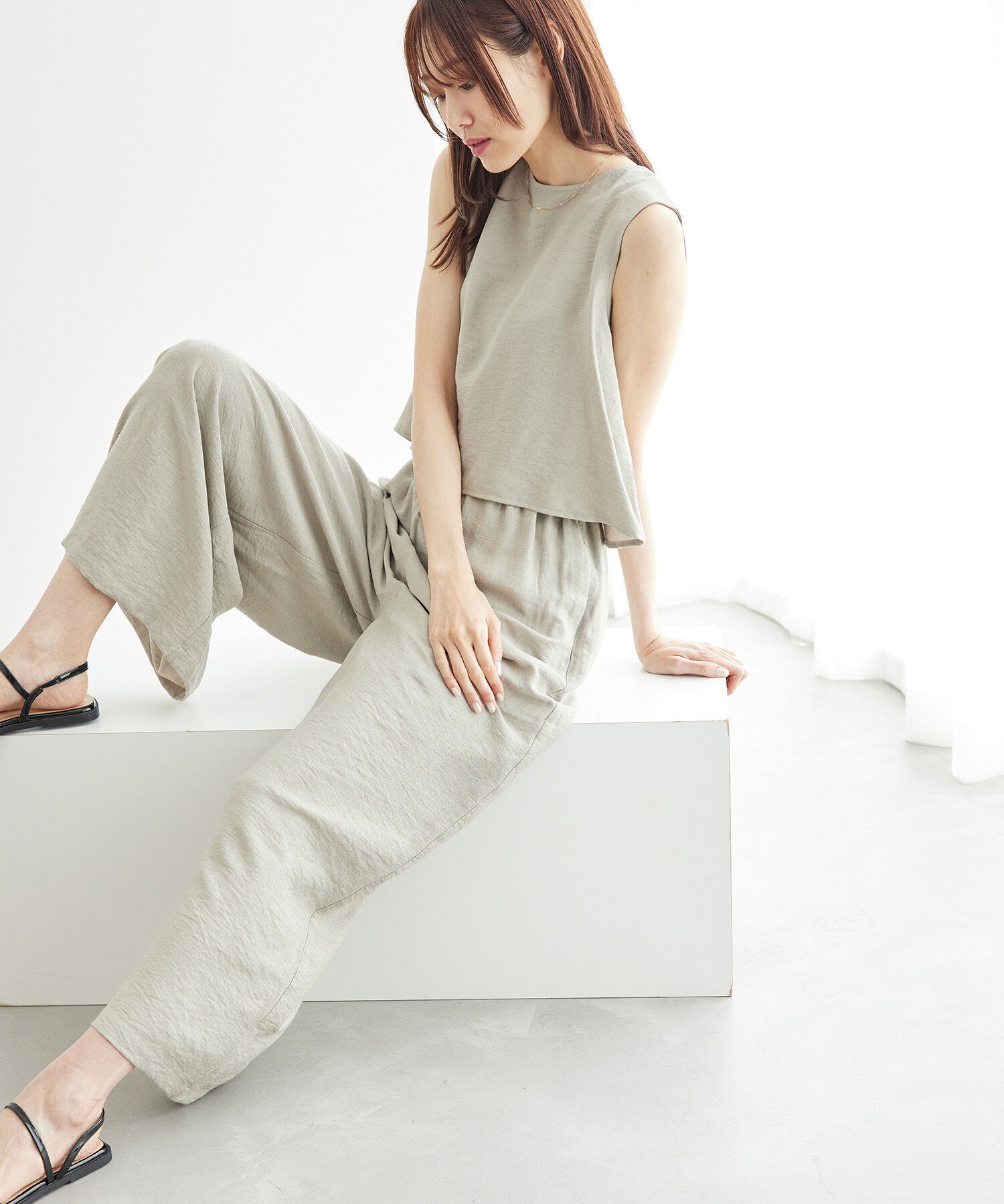 Rope&rsquo;Picnic「【emur/エミュール】レイヤードオールインワン」|オールインワン|