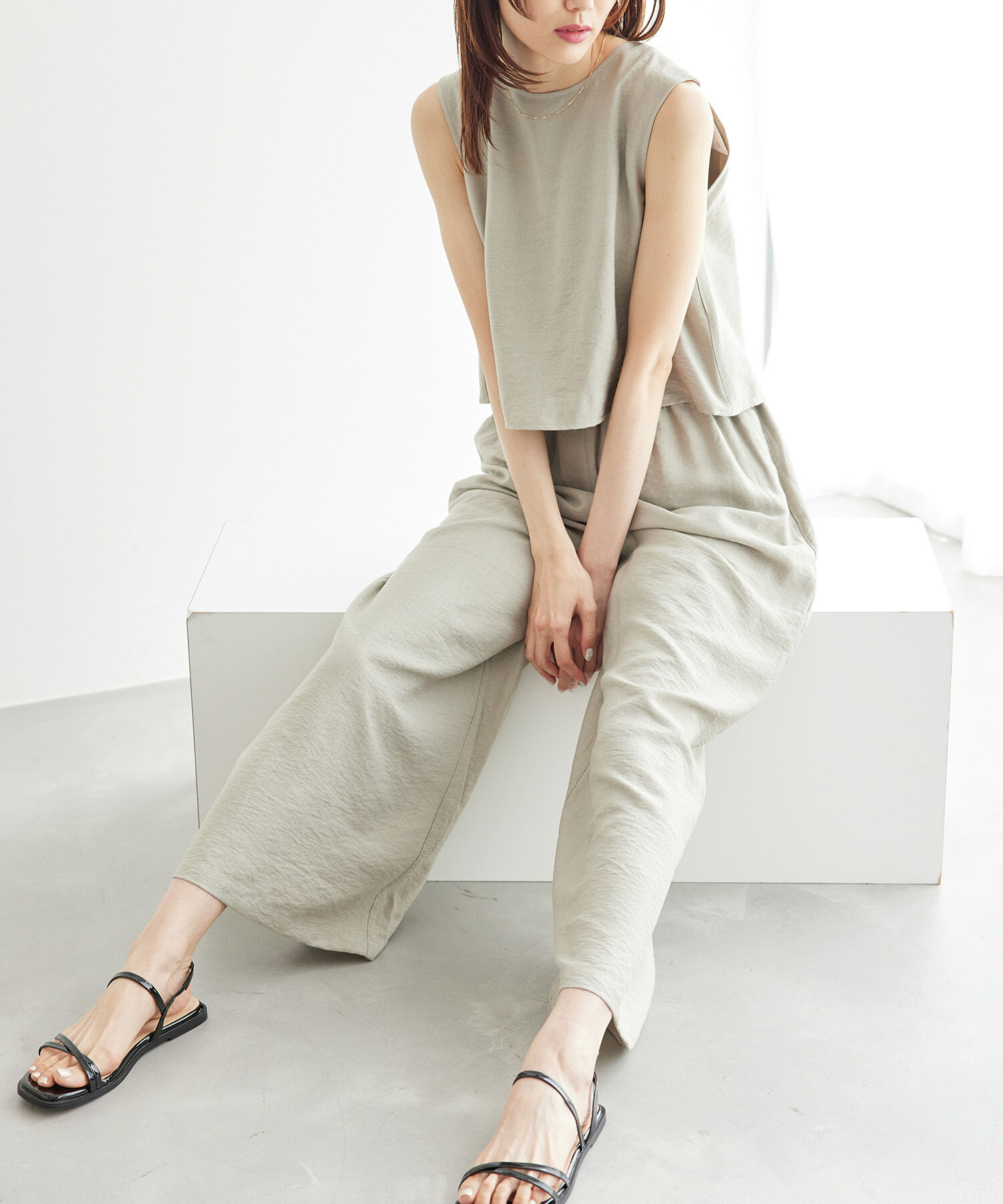 Rope&rsquo;Picnic「【emur/エミュール】レイヤードオールインワン」|オールインワン|