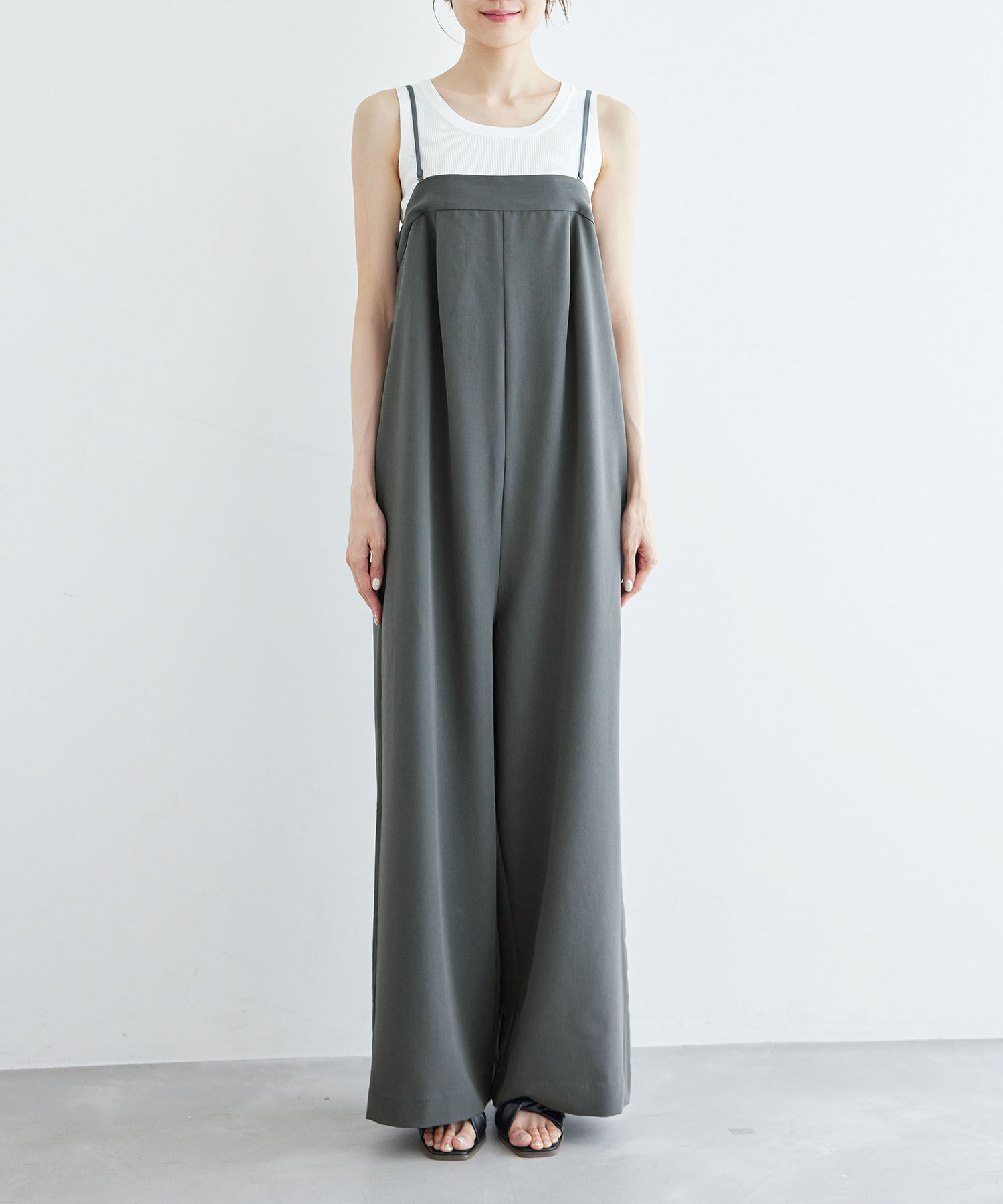 Rope&rsquo;Picnic「【emur/エミュール】ビスチェサロペット」|オールインワン|