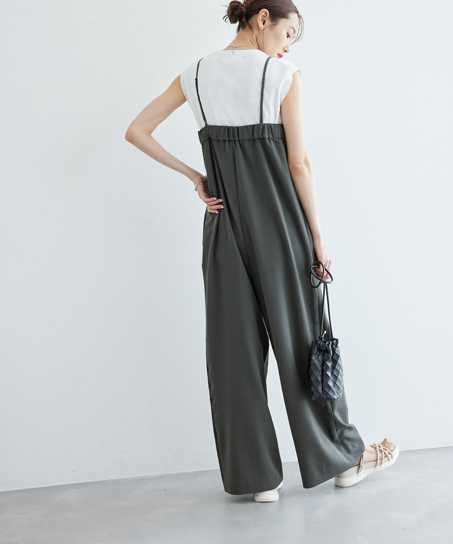 Rope&rsquo;Picnic「【emur/エミュール】ビスチェサロペット」|オールインワン|