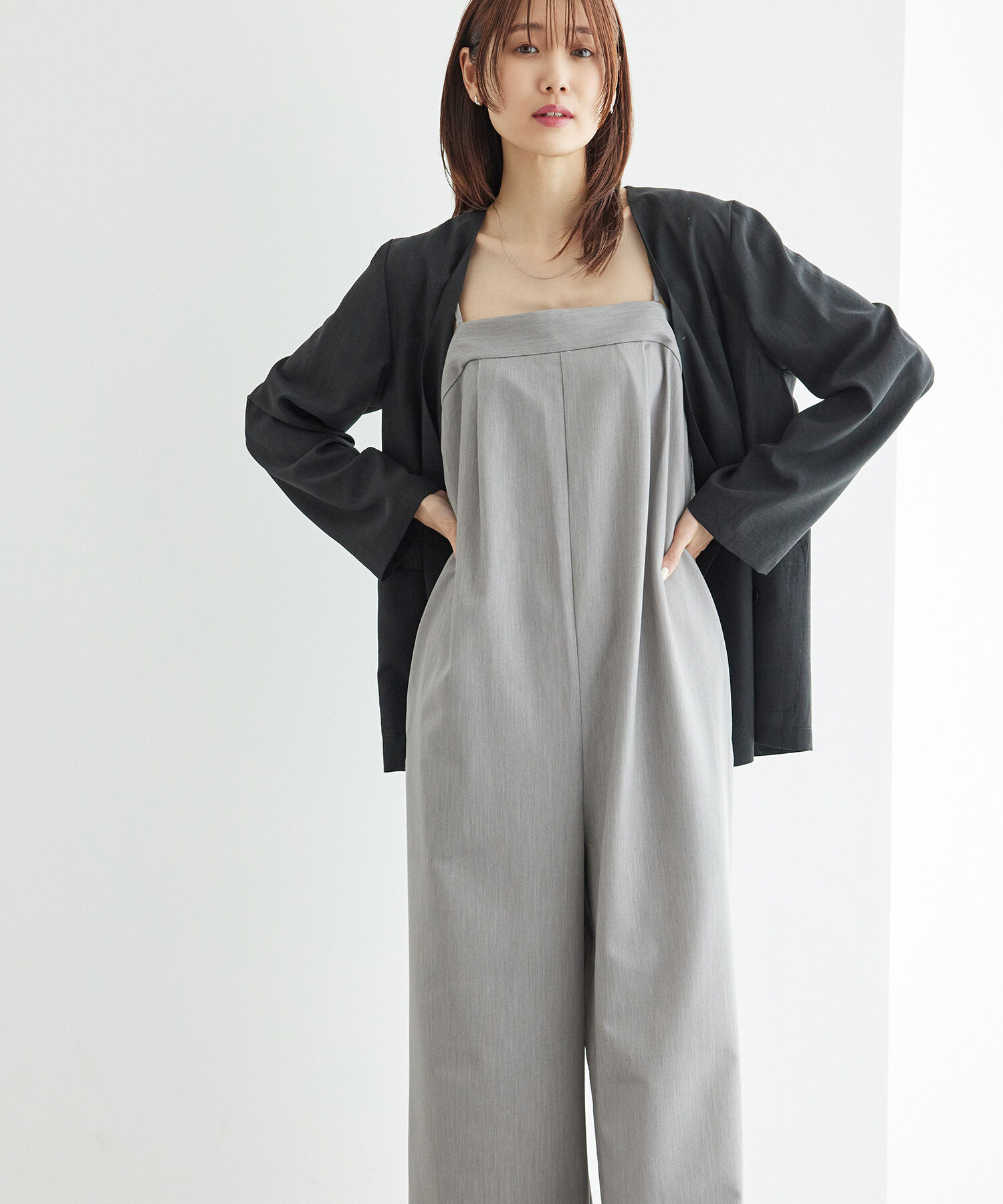 Rope&rsquo;Picnic「【emur/エミュール】ビスチェサロペット」|オールインワン|