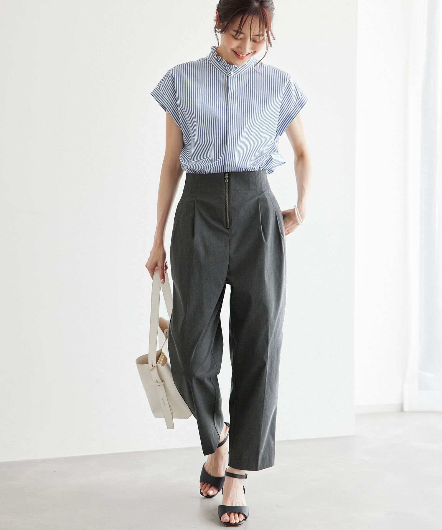 Rope&rsquo;Picnic「ハイウエストジップパンツ」|その他|