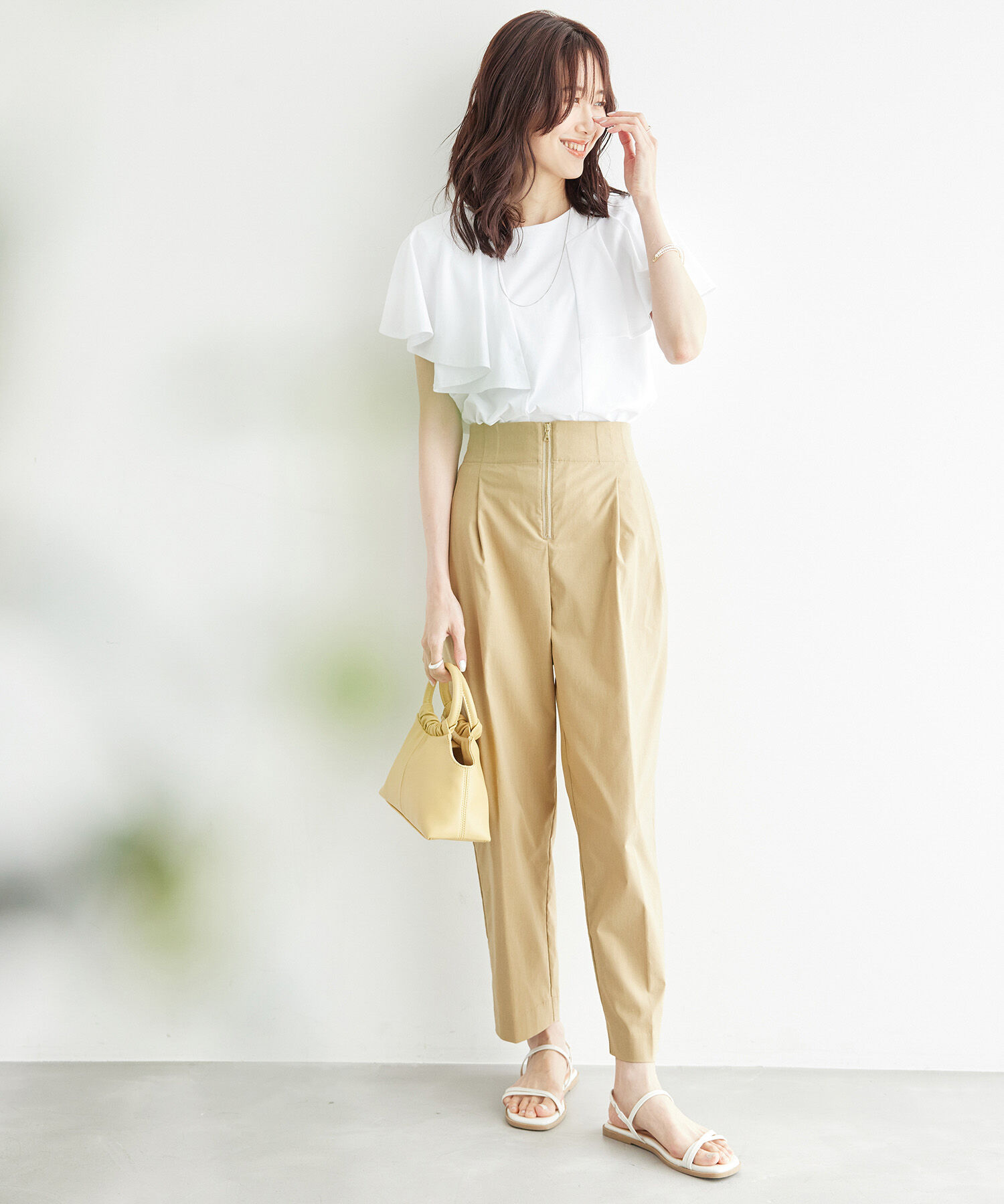 Rope&rsquo;Picnic「ハイウエストジップパンツ」|その他|