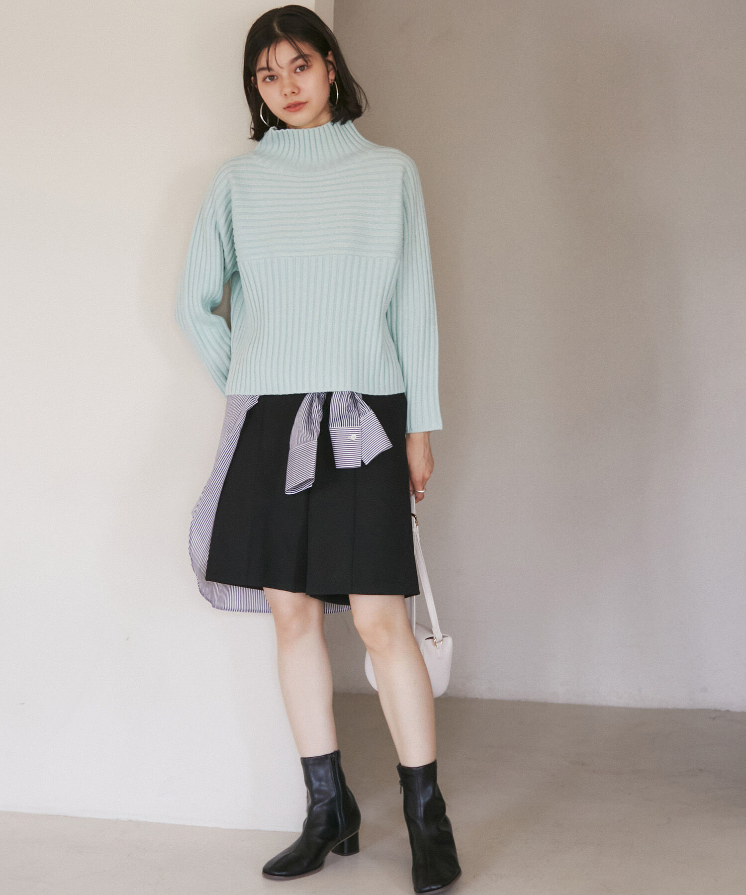 Rope&rsquo;Picnic「ウールライクサージショートパンツ/セットアップ対応・リンクコーデ」|その他|