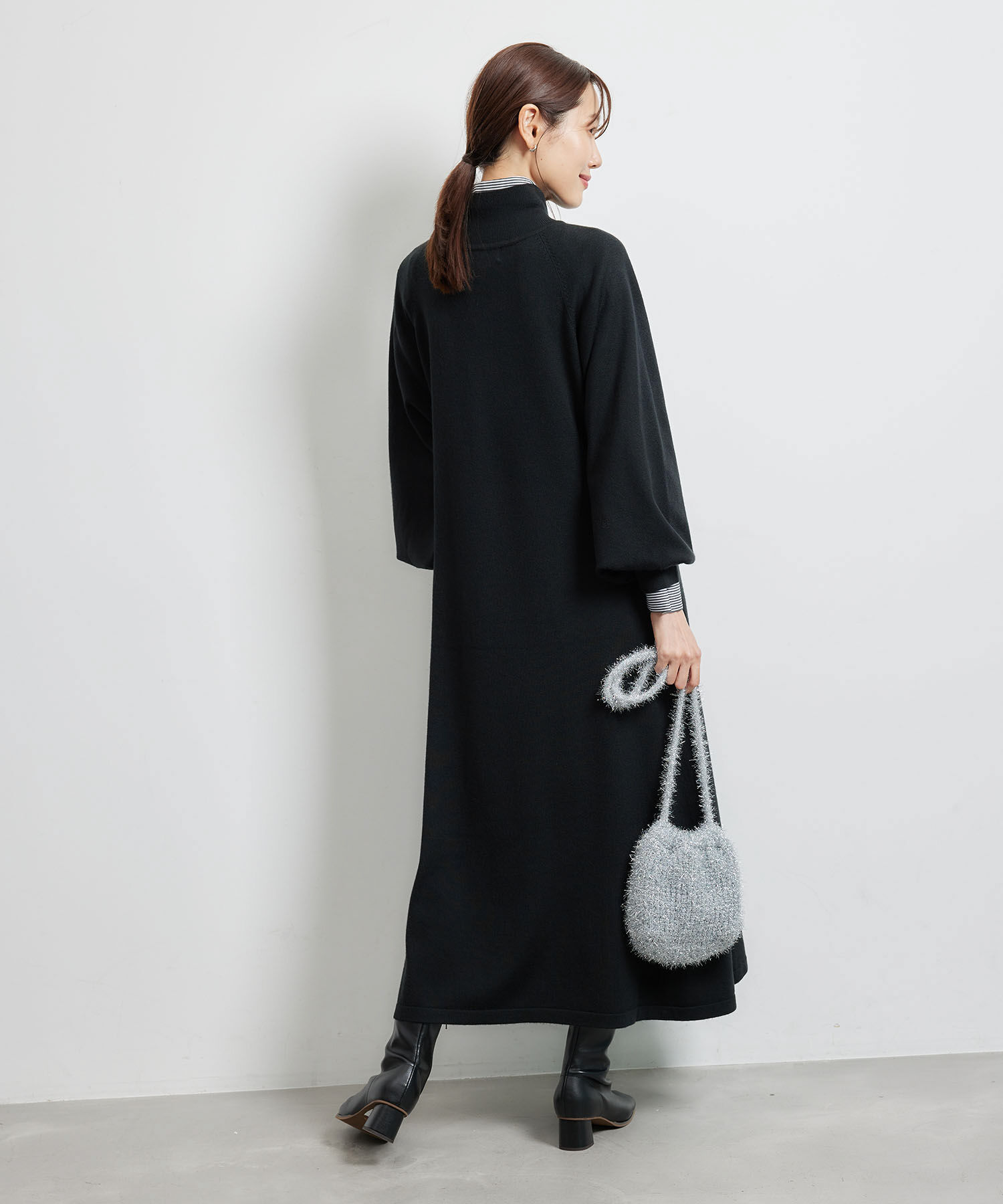 Rope&rsquo;Picnic「ハイネックニットワンピース/アンチピリング」|ワンピース|