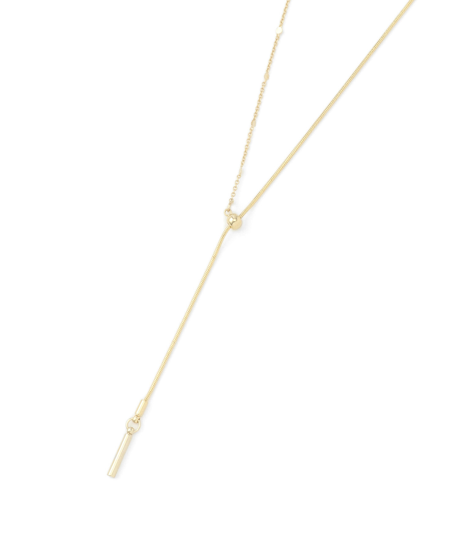 ROPE PICNIC PASSAGE「デザインチェーンY字ネックレス」|ネックレス|