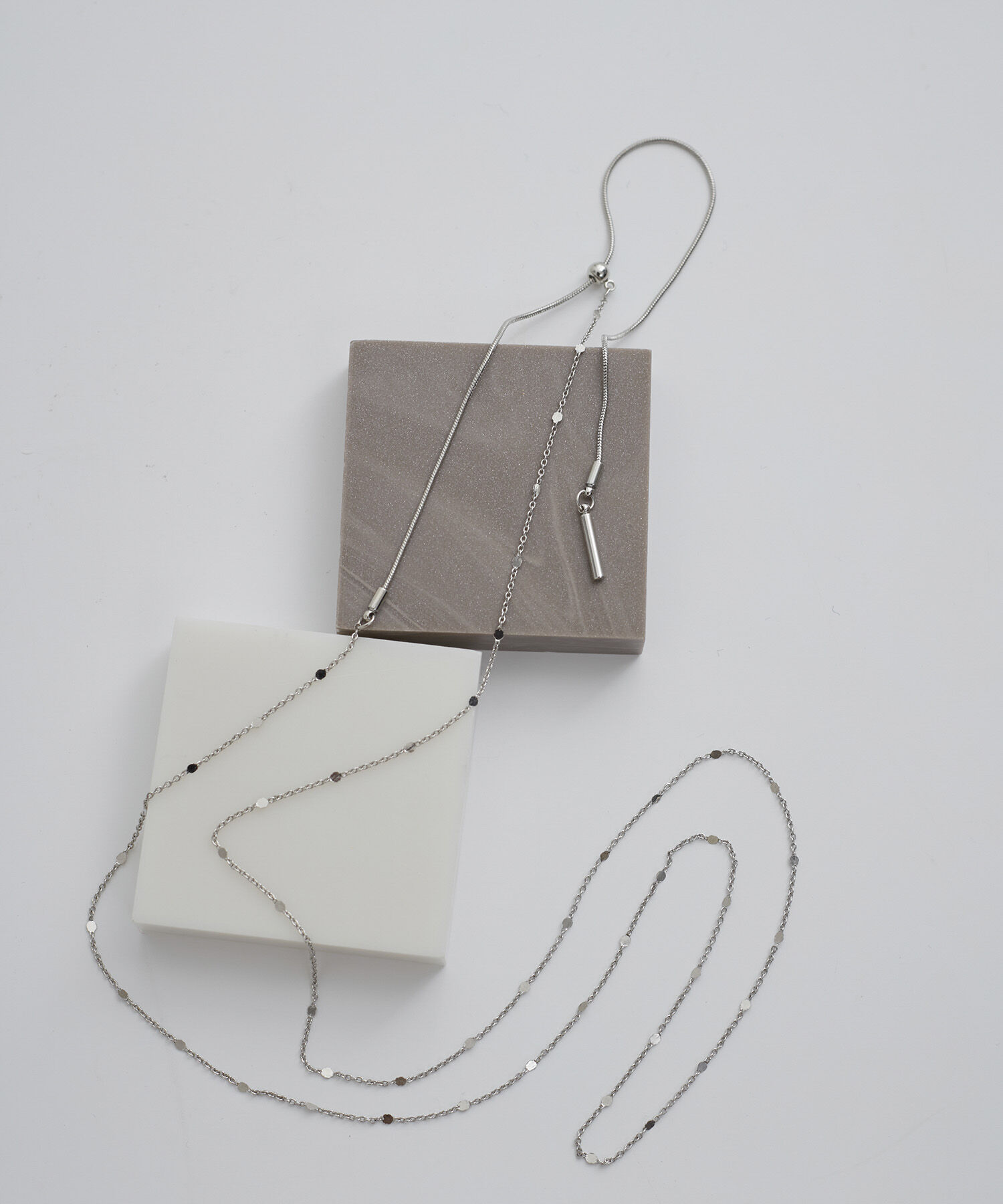 ROPE PICNIC PASSAGE「デザインチェーンY字ネックレス」|ネックレス|シルバー(93)