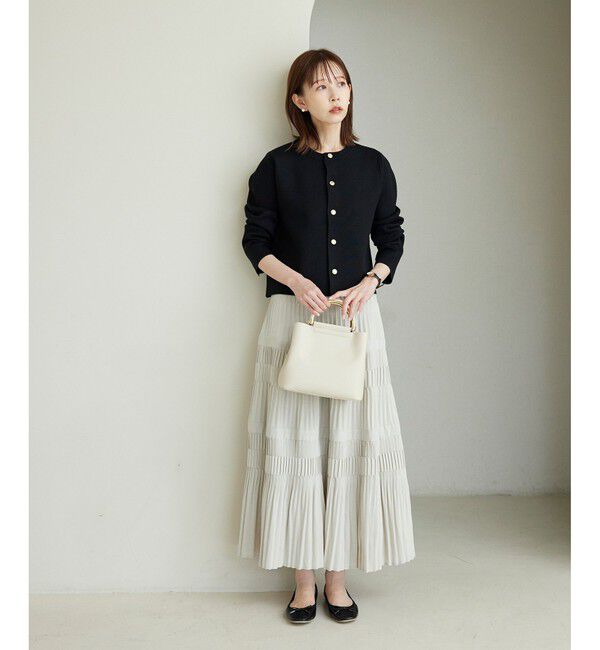 Rope&rsquo;Picnic「【新色追加】ミラノリブ金ボタンニットカーディガン」|カーディガン|