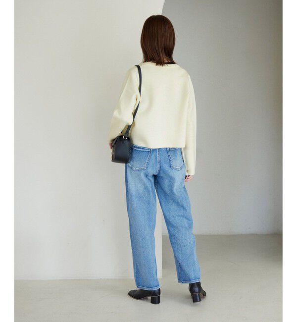 Rope&rsquo;Picnic「【新色追加】ミラノリブ金ボタンニットカーディガン」|カーディガン|