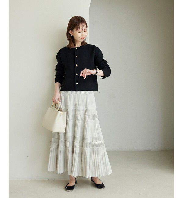 Rope&rsquo;Picnic「【新色追加】ミラノリブ金ボタンニットカーディガン」|カーディガン|