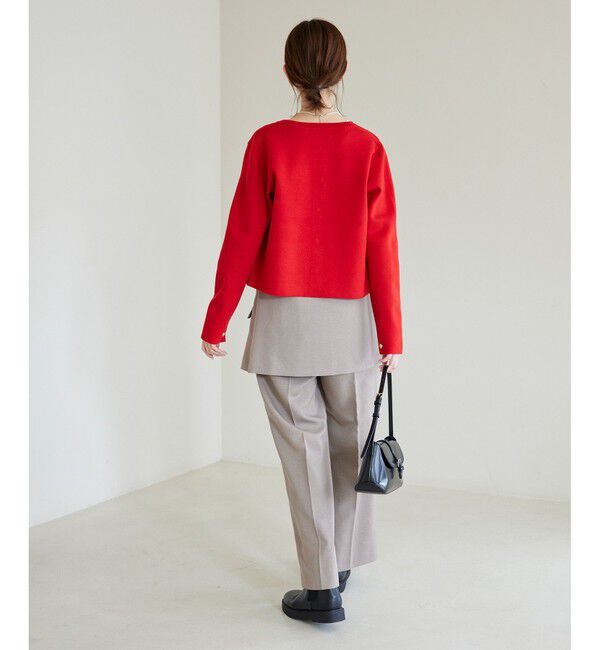 Rope&rsquo;Picnic「【新色追加】ミラノリブ金ボタンニットカーディガン」|カーディガン|