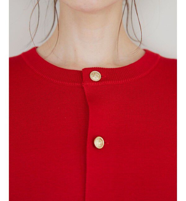 Rope&rsquo;Picnic「【新色追加】ミラノリブ金ボタンニットカーディガン」|カーディガン|