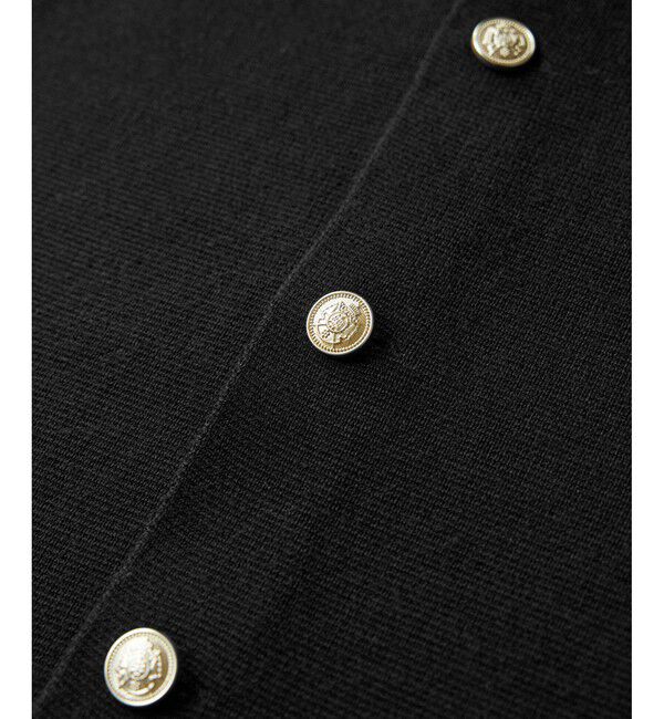 Rope&rsquo;Picnic「【新色追加】ミラノリブ金ボタンニットカーディガン」|カーディガン|