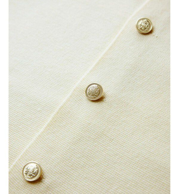 Rope&rsquo;Picnic「【新色追加】ミラノリブ金ボタンニットカーディガン」|カーディガン|