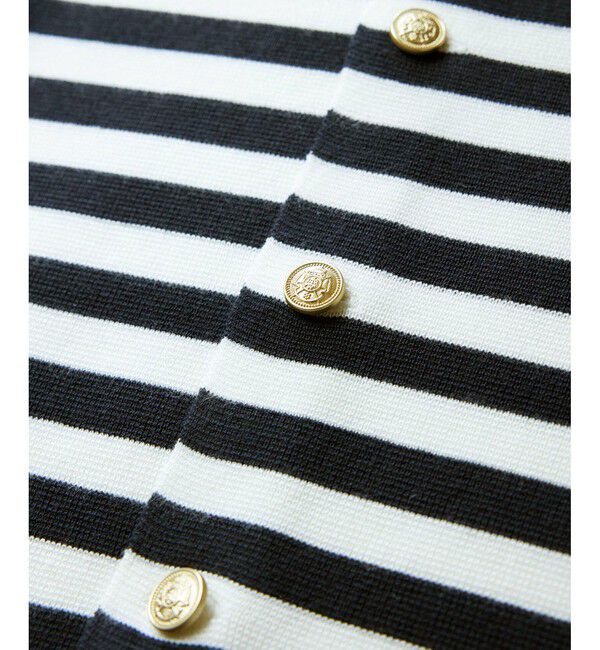 Rope&rsquo;Picnic「【新色追加】ミラノリブ金ボタンニットカーディガン」|カーディガン|