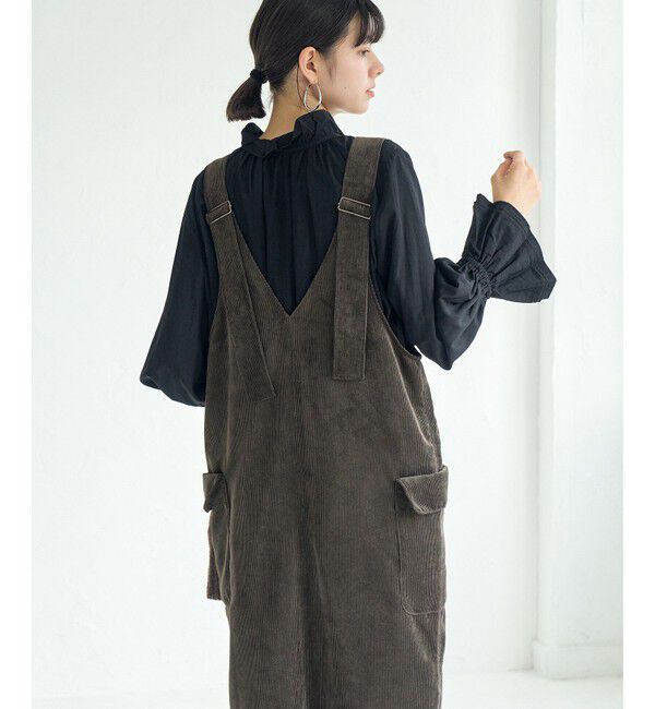 ROPE' PICNIC R「ハーフジップワンポイントロゴカットミニワンピース」|ワンピース|