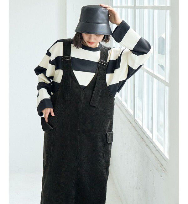 ROPE' PICNIC R「ハーフジップワンポイントロゴカットミニワンピース」|ワンピース|