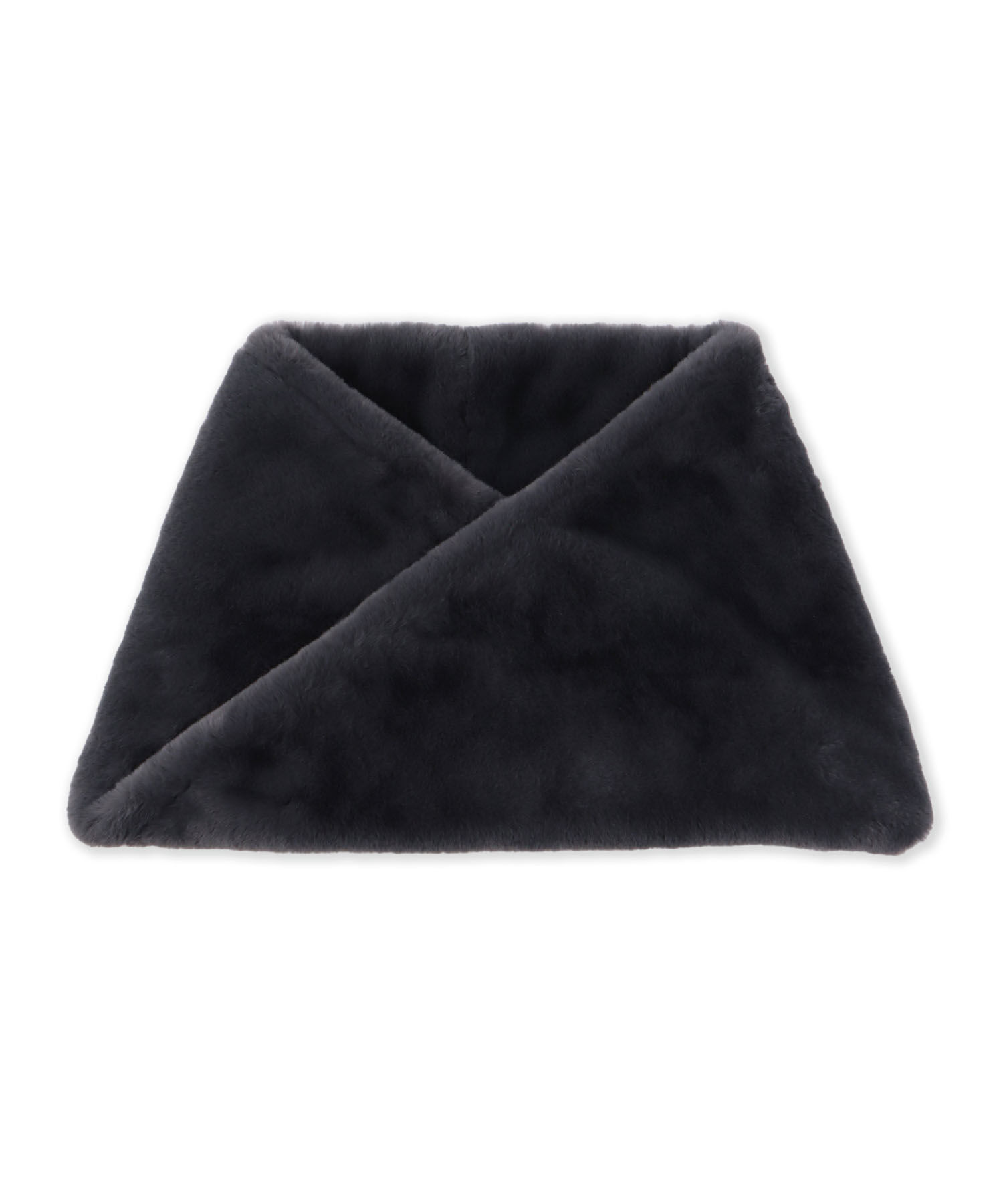 ROPE PICNIC PASSAGE「ソフトフェイクファーバイカラースヌード」|ストール|