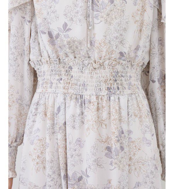 Rope&rsquo;Picnic「小花＆無地ワンピース」|ワンピース|