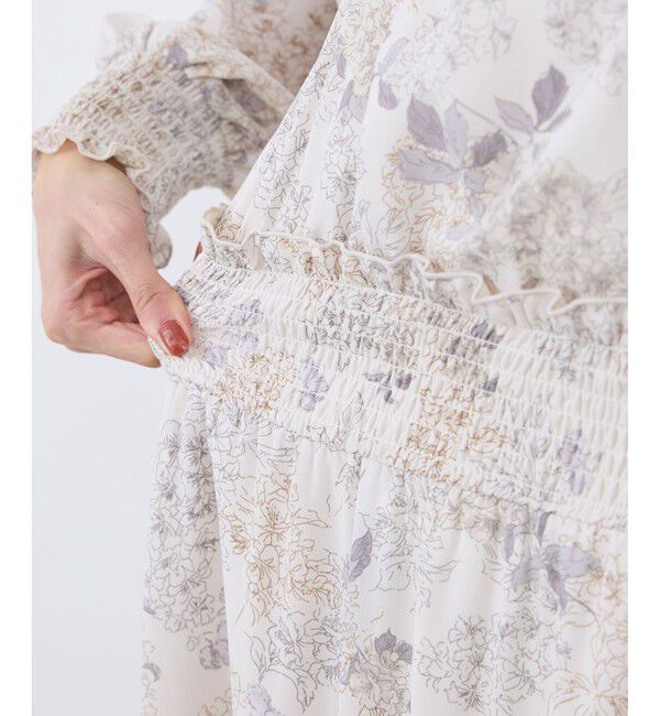 Rope&rsquo;Picnic「小花＆無地ワンピース」|ワンピース|