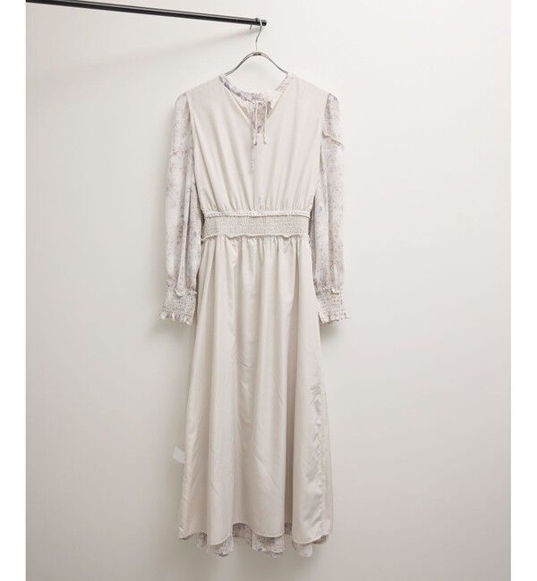 Rope&rsquo;Picnic「小花＆無地ワンピース」|ワンピース|