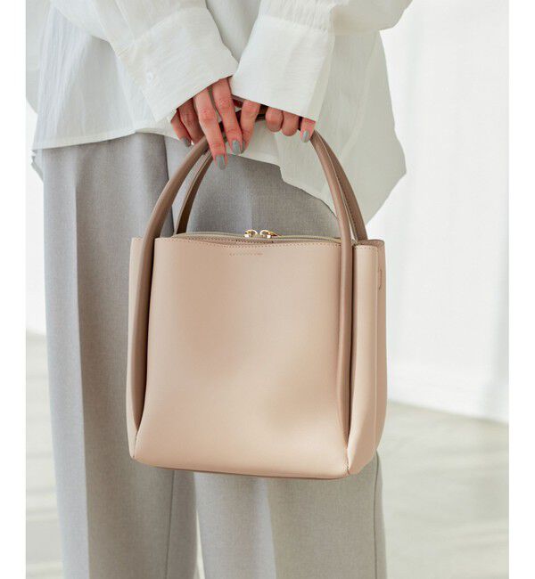 ROPE PICNIC PASSAGE「3層スクエアフォルムミドルショルダー＆ハンドバッグ」|ショルダー・メッセンジャー|