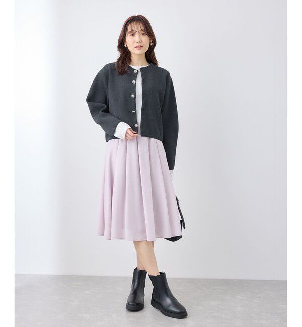 Rope&rsquo;Picnic「【emur/エミュール】モールヤーンニットカーディガン」|カーディガン|